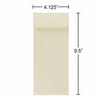 JAM Paper -  Enveloppes d'affaires n° 10 Strathmore blanches, 4,13 x 9,5 po, paq./500 (191249H)-4