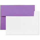 JAM Paper - Ensemble de papeterie recyclée - 25 cartes blanches et 25 enveloppes A7 - Brite Hue Violet Purple - ensemble de 25-Couleur: Brite Hue Violet Violet