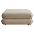 Modway - Jubilee Modulaire Performance Velvet Ottoman - Taupe-6