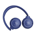 JBL - Tune 680NC Casque supra‑auriculaire sans fil avec réduction de bruit - Bleu-2 micros avec technologie de formation de faisceaux pour des appels parfaits