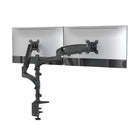 ShoppingAll Support de bureau pour écran LCD avec bras à double ressort à gaz entièrement réglable - Noir-Pour deux écrans 15"-32", chaque bras peut supporter un écran de 17.6 lbs/8kg avec des trous de montage VESA 75mm x75mm ou 100mm x 100mm