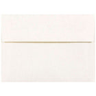 JAM Paper Enveloppes d'invitation parchemin A6 - 4,75 x 6,5 po - Blanc recyclé - 50/paquet (56309I)-Couleur : blanc, Les enveloppes présentent une finition parchemin marbré pour une touche élégante