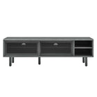 Modway - Kurtis 60 po Meuble TV, Fusain-Coussinets de pied non marqués