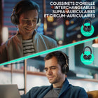 Yealink - Casque BH76 Plus compatible Teams - Casque pour téléphone et ordinateur - Certifié Microsoft Teams  - Noir-Protection auditive : Protection de bloc Peak