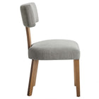 Modway - Nalani Tissu tapis Chaises de salle à manger Ensemble de 2 - Tissage à bruyère Blé brun foncé-8