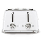 SMEG - Grille-pain 4 tranches 4x4 - blanc-Obtenez un confort optimal avec le popup de tranches automatique.