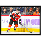 Matvei Michkov Philadelphia Flyers - Toile encadree - 31" x 22"-Impression sur toile de qualité supérieure avec bordures enveloppées