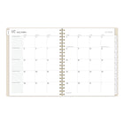 Cambridge - Agenda scolaire hebdomadaire/mensuel WorkStyle Balance 2026-2027 - 11 po H x 8 1/2 po l - crème - bilingue-Couverture en poly durable avec des accents dorés