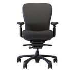 Nightingale - CXO Chaise à dossier moyen - Noir-Le dossier en maille à motif ABLEX offre un soutien lombaire généreux et un mouvement dynamique du dos