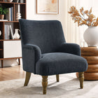 Modway - Ellington Tissu tapis Fauteuil d’accent - Bleu ardoise-Coussin de siège fixe
