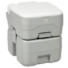 HOMCOM - toilette de voyage portable d’extérieur pour camping - 20 L-La construction en polyéthylène haute densité garantit aucune détérioration lors du nettoyage et du transport 

