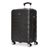 Travelpro - Odyssey 24 po Valise Rigide À Enregistrer de Taille Moyenne à Roulettes - Noir-L'extérieur rigide, léger mais résistant, protège vos effets personnels sans vous alourdir