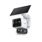 TP-Link - Kit de caméra de sécurité Tapo C645D à double objectif panoramique/inclinable alimentée à l'énergie solaire-Double objectif 2K pour une large couverture et un zoom précis
