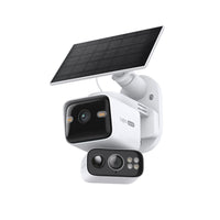 TP-Link - Kit de caméra de sécurité Tapo C645D à double objectif panoramique/inclinable alimentée à l'énergie solaire-Double objectif 2K pour une large couverture et un zoom précis