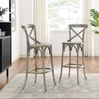 Modway - Gear Tabouret de bar - Gris-7