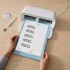 Cricut - Vinyle imprimable 8,5" x 11" - Transparent - Paquet de 12-5