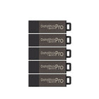 Centon - Clés USB 2.0 Datastick Pro MP format économique, gris, 16 Go, paq./5 (S1-U2P5-16-5B)-Capacité de 16 Go offrant un généreux espace de stockage pour vos fichiers numériques
