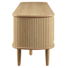 Modway - Contour 55 po Meuble TV, Chêne-Capacité de poids : 163 lb