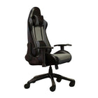TygerClaw - Chaise de Gaming Dossier Haut pour un Confort Maximum - Noir-Cuir synthétique de haute qualité, conçu pour durer et résister à l'usure