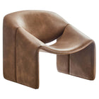Modway - Vivi Cuir végane Chaise d’accent - Brown-Chaise d’accent Luxe