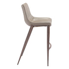 Zuo - Magnus Tabouret de bar - Brun/Noyer - Ensemble de 2-Dimensions: 21,7 po L x 20,7 po L x 43,3 po H