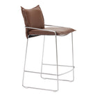 Zuo - Pola Tabouret de comptoir - Brun-Support d’accoudoirs