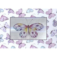 Mill Brook Studio - Cartes de souhaits sans texte avec enveloppes – 5 3/8 po x 7 3/4 po – Papillons – paquet de 18-Cartes de souhaits qualité boutique