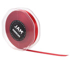 JAM Paper - Ruban de satin double face - 3/8" de large x 25 m - Rouge-Taille : 0,375 po x 25 mètres