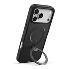 AXS - PROShield Stand MagSafe Compatible Apple iPhone 17 Pro Max - Noir-Pied rotatif à 360° pour visionnement en mode portrait ou paysage