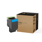 Ecotone - 80C1SC0 Remanufactures Toner - Rendement standard - Cyan -Catégorie : Toner Rendement standard