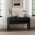Manhattan Comfort - Bureau moderne Grace 54" avec 2 tiroirs - Noir-La surface spacieuse du bureau offre de la place pour le travail, l’écriture, l’étude ou les tâches quotidiennes