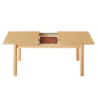 Modway - Alba Extensible Table à manger, Chêne-9