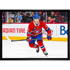 Cole Caufield Montreal Canadiens - Toile encadree - 31" x 22"-Impression sur toile de qualité supérieure avec bordures enveloppées