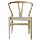 Chaise d'appoint Wishbone AP6108N, fini naturel-Taille : 22 prof. x 20 larg. x 30,5 haut. x 17( haut. du siège)