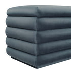 Modway - Mezzo Rembourré Performance Velvet Établi de rangement - Cadet Blue-10