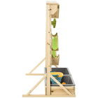 Outsunny - Ensemble de jeu d’eau courante et de sable pour enfants d’extérieur avec éviers - bois naturel - ensemble de 18-Une idée de cadeau pour toute occasion, fête, anniversaire, Thanksgiving ou Noël 