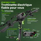 Gyrocopters - Trottinette électrique Plaid 3.0 pour adultes et adolescents - Vitesse 45 km/h, autonomie 45 km - Application - Noir-Équipé d'un puissant moteur sans balais de 850 W atteignant une vitesse de 45 km/h et capable de gravir des pentes raides de 30 degrés