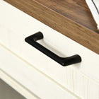HOMCOM - Buffet 29,9 po L - blanc-Couleur : Blanc 