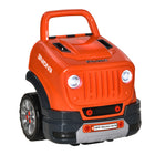 Qaba - Jouet de jeu pour enfants : moteur de camion mécanique - Orange-Total de 61 pièces, y compris 28 vis, 4 vis de rotation, 4 outils, 1 télécommande, 23 assemblages, 1 autocollants 