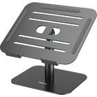 Fellowes - Support pour ordinateur portable d'bureau Alumia - Noir-Réglage facile de la hauteur sur 15 cm (15 – 30 cm) pour assurer une posture ergonomique correcte