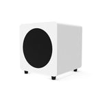 Kanto - Subwoofer de 8 po amplifié et scellé, 300 W - Blanc mat-Boîtiers en MDF de qualité acoustique, construction scellée, pieds d’isolation en caoutchouc