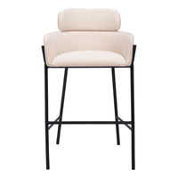 Zuo - Bremor Tabouret de bar - Beige-Confortable et accueillant