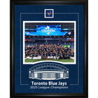 2025 ALCS Champions 8x10 with Rogers Centre Etching Toronto Blue Jays - Impression encadree - 16" x 20"-Qualité supérieure - 8x10 framed