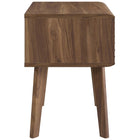 Modway - Render Table d’appoint, Noyer-Pieds en bois effilés