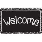 Ashley Productions - The Original Fun Mat - Tapis de Bienvenue - 18" x 30" - Composition Noire de Bienvenue-Mesures et design : Le paillasson de bienvenue en composition noire mesure 18 po x 30 po.