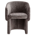 Modway - Verity Barrel Back Chenille Fauteuil à manger - Marron chocolat-9