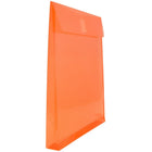Jam Paper - Plastic Enveloppes avec fermeture VELCRO - 1" Extension - Lettre - 9 3/4" x 11 3/4" - Orange - 12 Paquet (118V1OR)-Quantité : 12 enveloppes par paquet