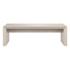 Hudson&Canal - Table basse rectangulaire Oswin 48" L - Aulne blanc-La table est fabriquée à partir de matériaux MDF de haute qualité et durables