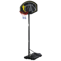 Soozier – Système de basketball portatif ajustable de 6,5 à 10 pi pour l’extérieur-Parfait aussi bien pour l'intérieur que pour l'extérieur 
