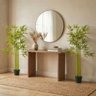 Outsunny - Arbre de bambou artificiel 4 pi pour décoration intérieure - vert - lot de 2-Convient pour la maison ou le bureau. Elle apporte une touche naturelle à tout espace 